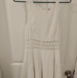 White free people lace dress